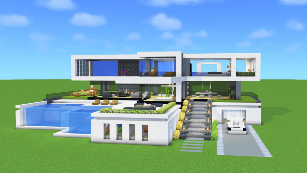 Modern House 10 Minecraft map - BillionBlocks