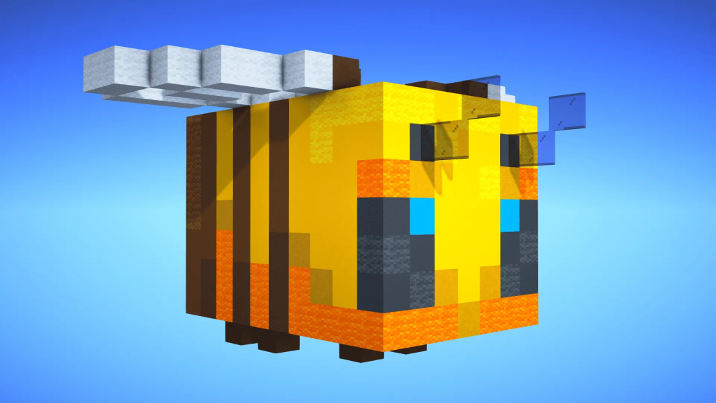 Free Download - Bee | Mob Statue / Minecraft Build / Map Minecraft map ...