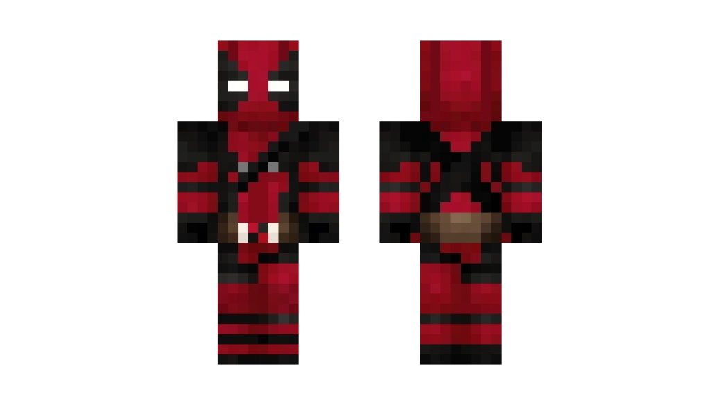 Deadpool Vibes Minecraft skin - BillionBlocks