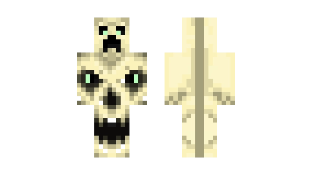 Creeper Skeleton Minecraft skin - BillionBlocks