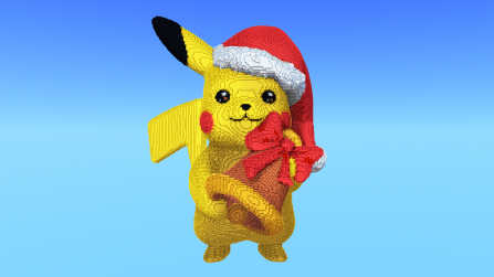 🎄 Santa Pikachu | 180 High Organic