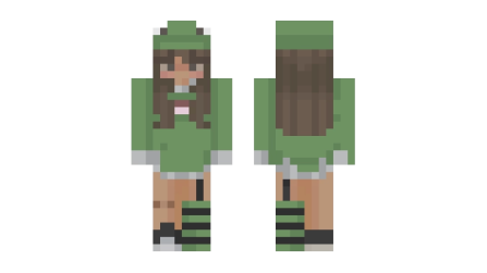 Frog Outfit Girl