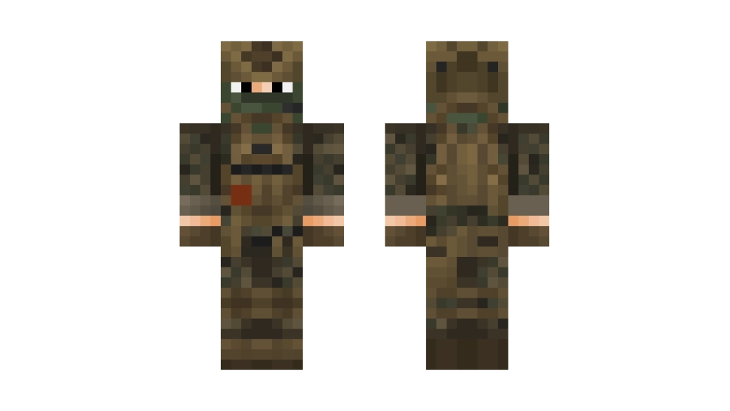 Masked Commando Minecraft skin - BillionBlocks