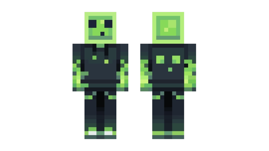 Slime Head Boy Minecraft skin - BillionBlocks