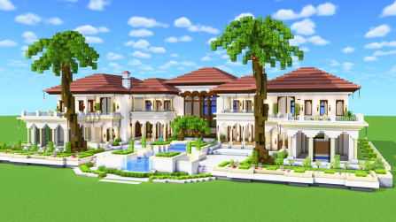 Large Mediterranean Mansion