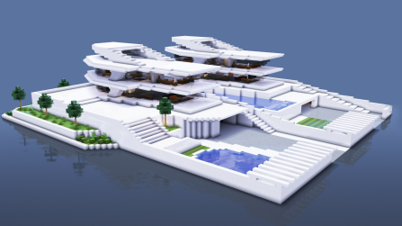 Free Download - Modern House 6 / Minecraft Build / Map