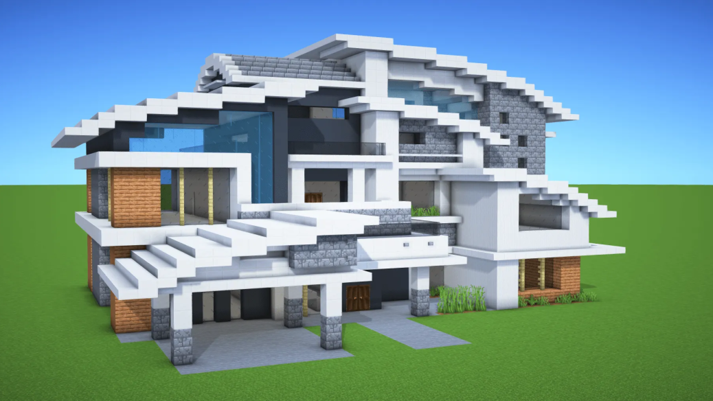 Free Download - Modern House 9 / Minecraft Build / Map Minecraft map ...