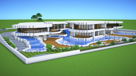 Free Download - Modern House 16 / Minecraft Build / Map
