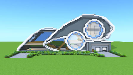 Free Download - Modern House 21 / Minecraft Build / Map