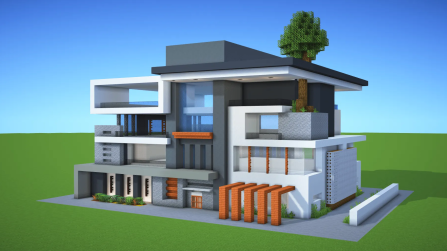 Free Download - Modern House 26 / Minecraft Build / Map