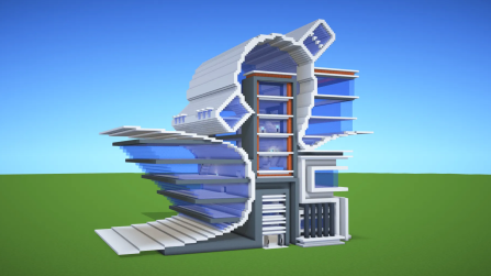 Free Download - Modern House 28 / Minecraft Build / Map