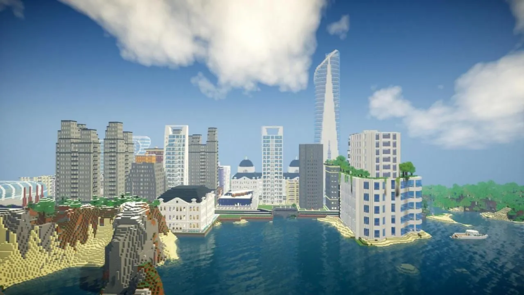 New Port | City Map Minecraft map - BillionBlocks