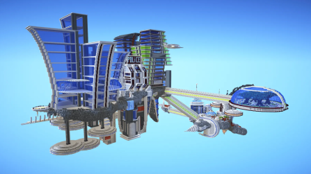 Futuristic Space City