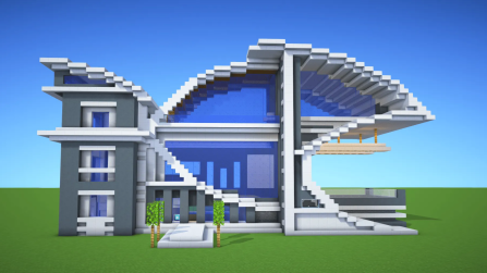 Free Download - Modern House 31 / Minecraft Build / Map