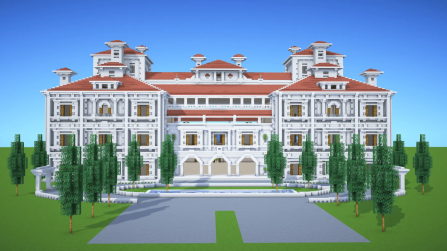 Free Download - Modern Luxury Mansion / Minecraft House Build / Map