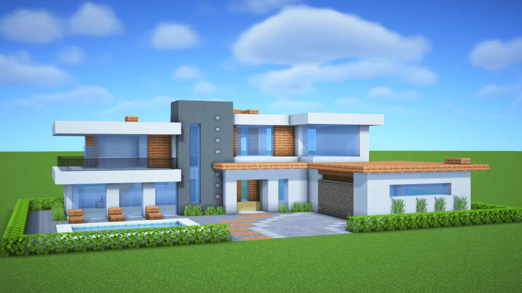 Modern house 79 by WiederDude Minecraft map - BillionBlocks