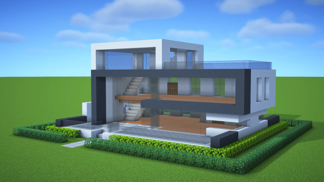 Modern house 85 by WiederDude Minecraft map - BillionBlocks