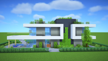 Modern House 105 / Minecraft Build / Map