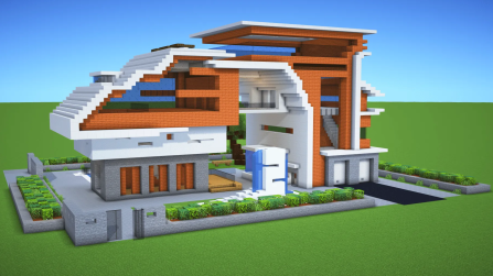 Free Download - Modern House 36 / Minecraft Build / Map