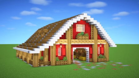 Large Red Barn