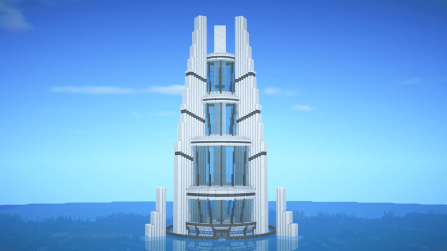 Futuristic Ocean Tower