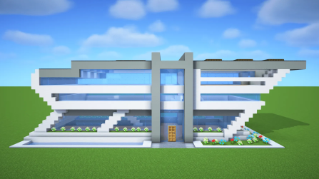 Free Download - Modern House 17 by WiederDude / Minecraft build