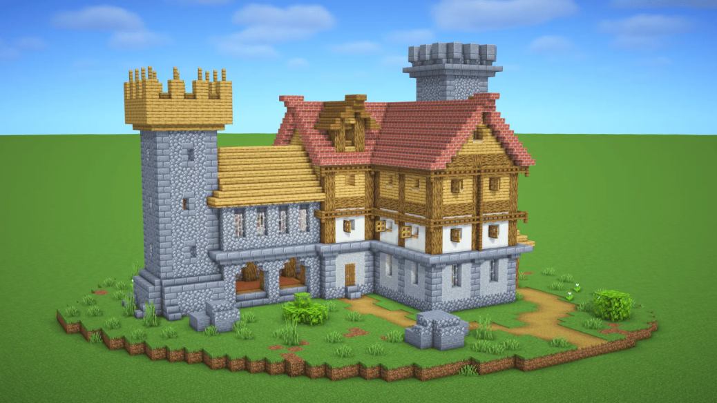 Free Download - Medium Medieval Castle / Minecraft Build / Map ...