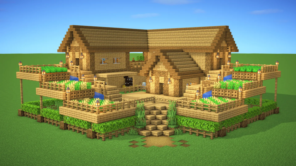 Survival Wooden House 2 Minecraft map - BillionBlocks