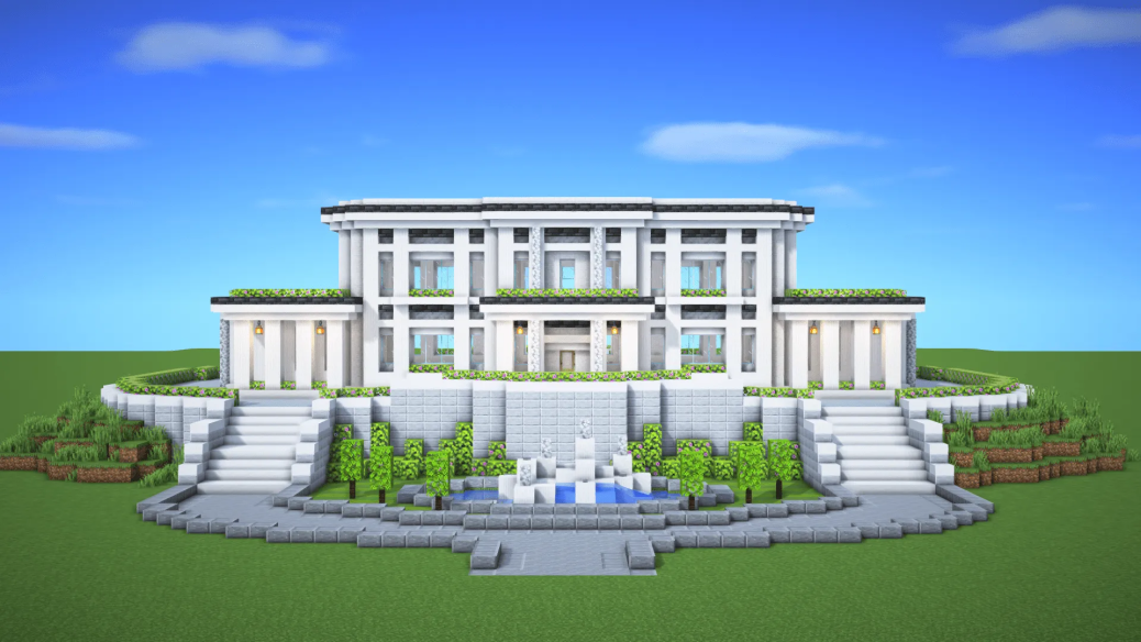 Modern Luxury Mansion 1 Minecraft map - BillionBlocks