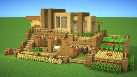 Survival Wooden House 13