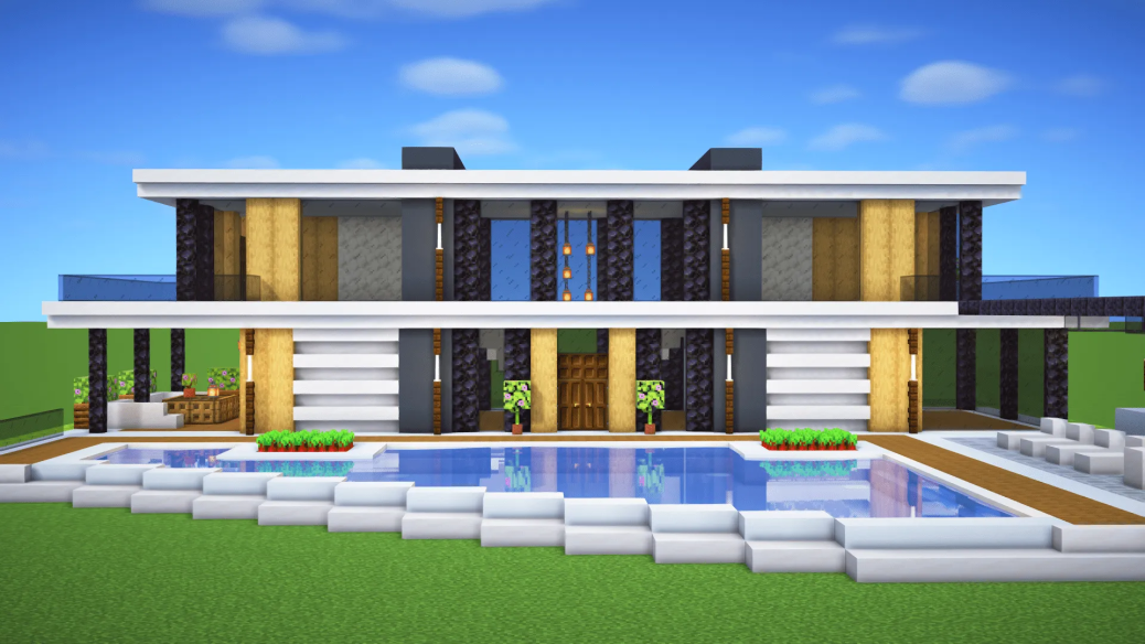 Modern House 50 Minecraft map - BillionBlocks