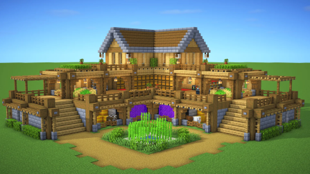 Survival Wooden House 14