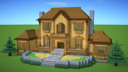 Survival Wooden House 16