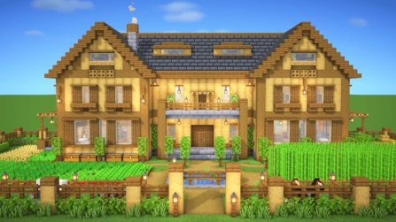 Survival Wooden House 17