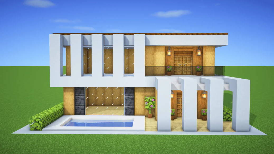 Modern House 21 Minecraft map - BillionBlocks