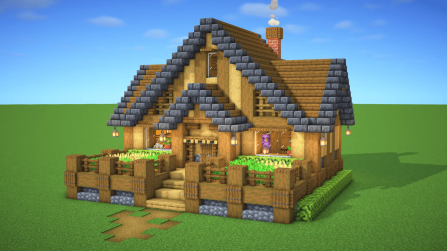 Survival Wooden House 18