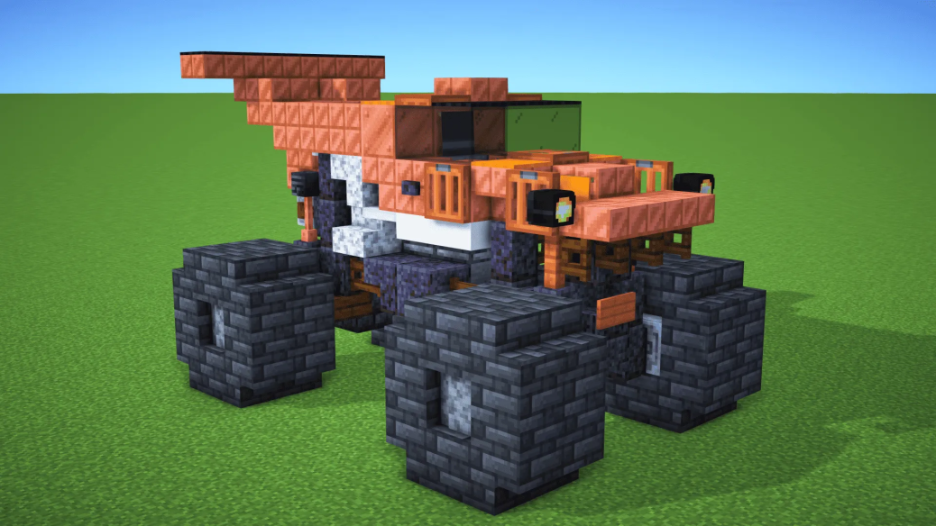 Monster Truck Minecraft map BillionBlocks
