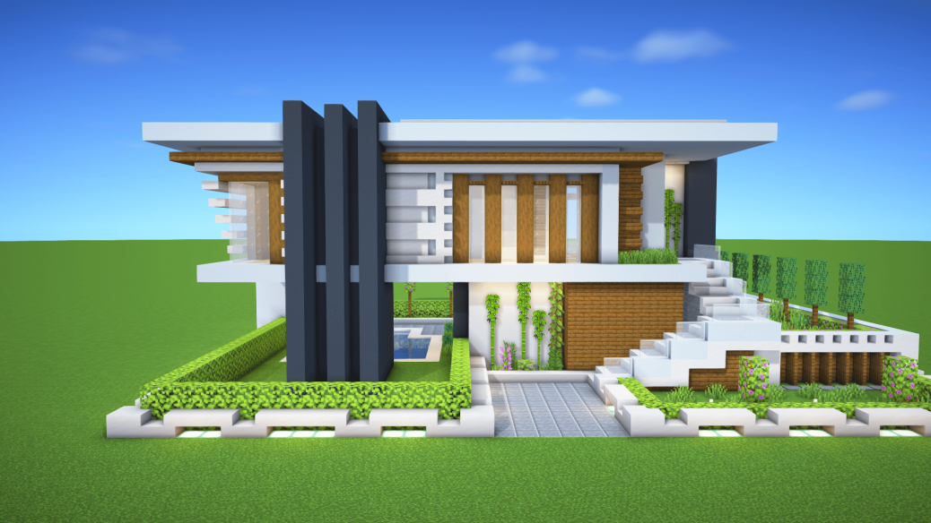 Modern House 59 Minecraft map - BillionBlocks