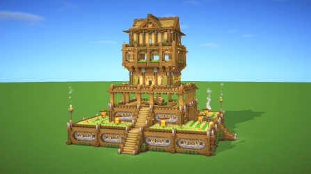 Survival Wooden House 21