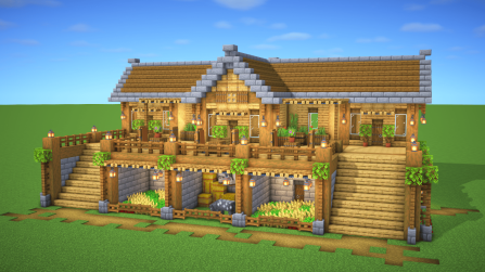 Survival Wooden House 22