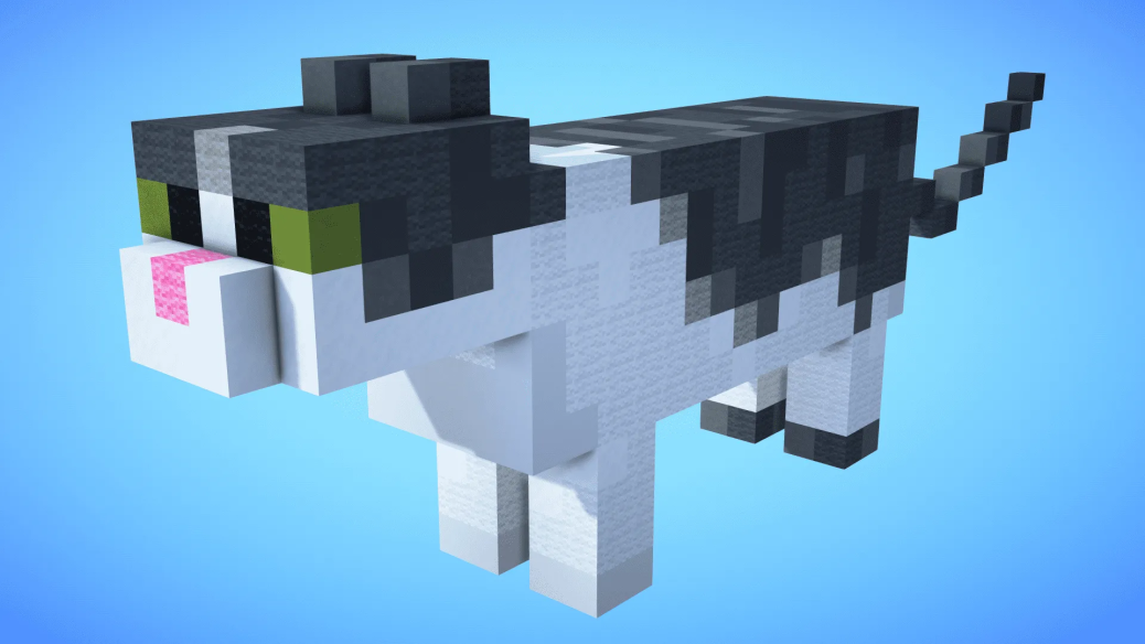 Free Download - Cat | Mob Statue / Minecraft Build / Map Minecraft map ...