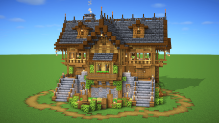 Survival Wooden House 23