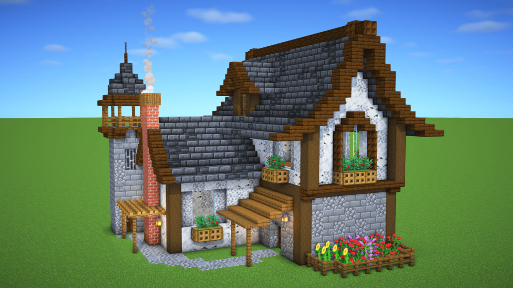 Medieval House 3 Minecraft map - BillionBlocks