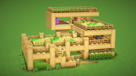 Survival Wooden House 26