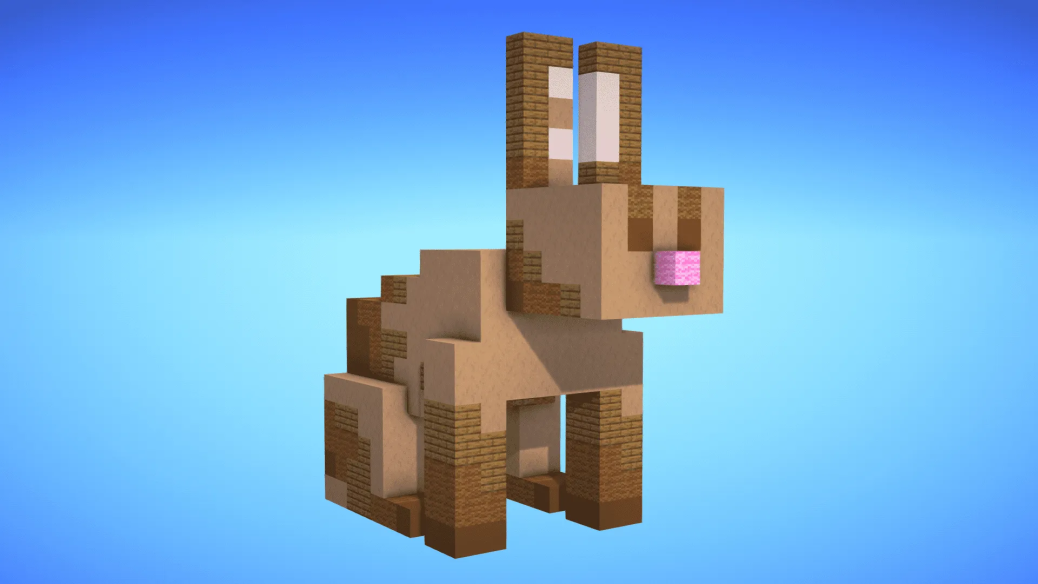 Free Download - Rabbit | Mob Statue / Minecraft Build / Map Minecraft ...